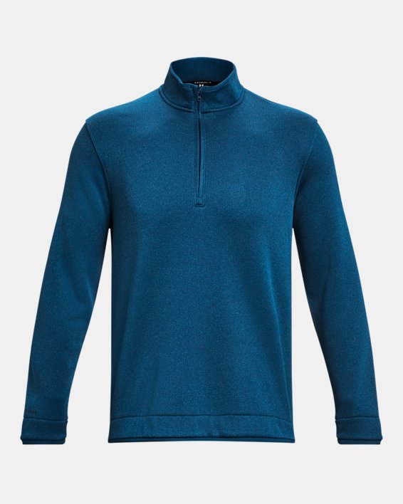 Men's UA Storm SweaterFleece ¼ Zip, Blue, pdpMainDesktop image number 4
